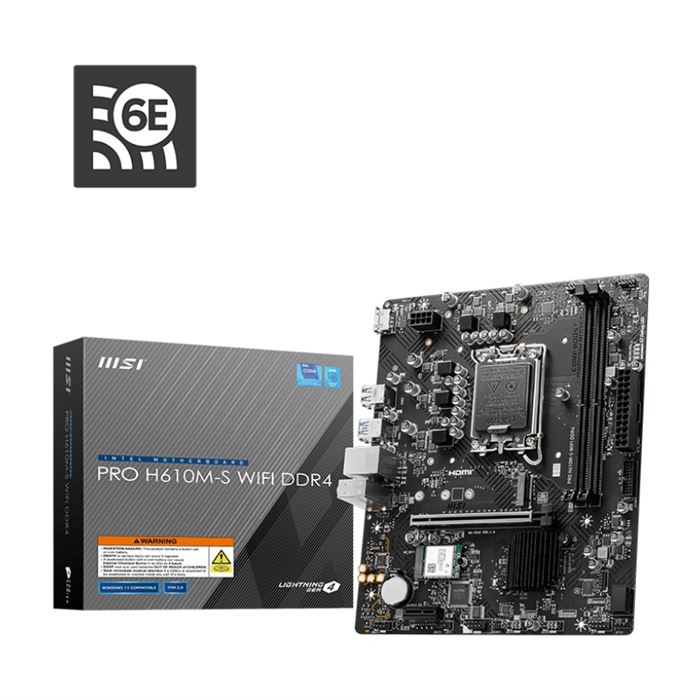 مادربرد ام اس آی Motherboard MSI PRO H610M-S Wi-Fi DDR4