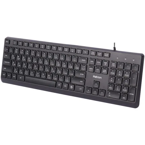 کیبورد و ماوس سیم دار هترون مدل HKC215