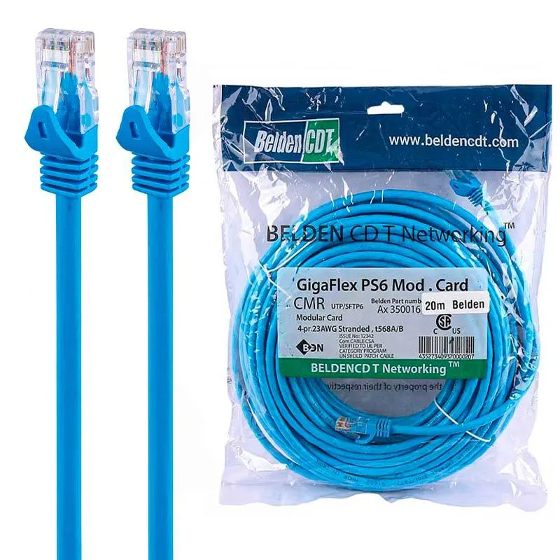کابل شبکه بلدن CAT6 طول 20 متر