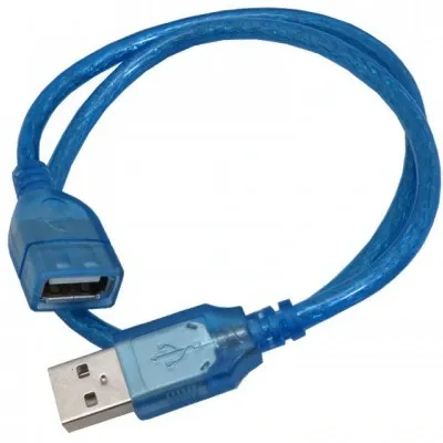 کابل اﻓﺰاﯾﺶ ﺷﯿﺸﻪای 50سانتی USB 2.0