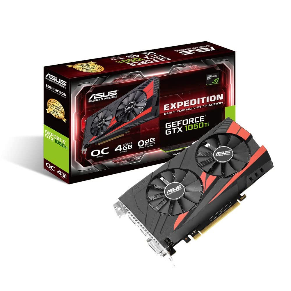 کارت گرافیک استوک ایسوس مدل asus expedition 1050 Ti ظرفیت 4 گیگابایت