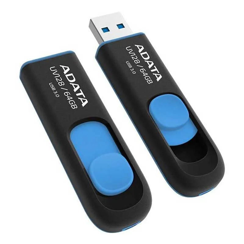 فلش مموری ای دیتا UV128 USB 3.2 ظرفیت 64 گیگابایت