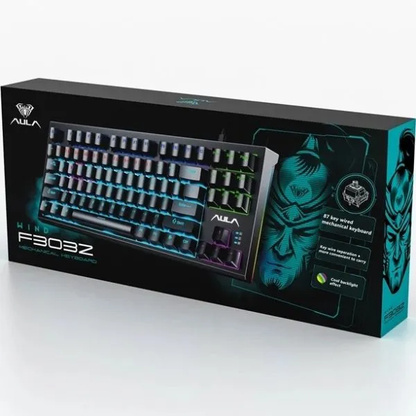 کیبورد گیمینگ آئولا مدل F3032 با سیم مکانیکال