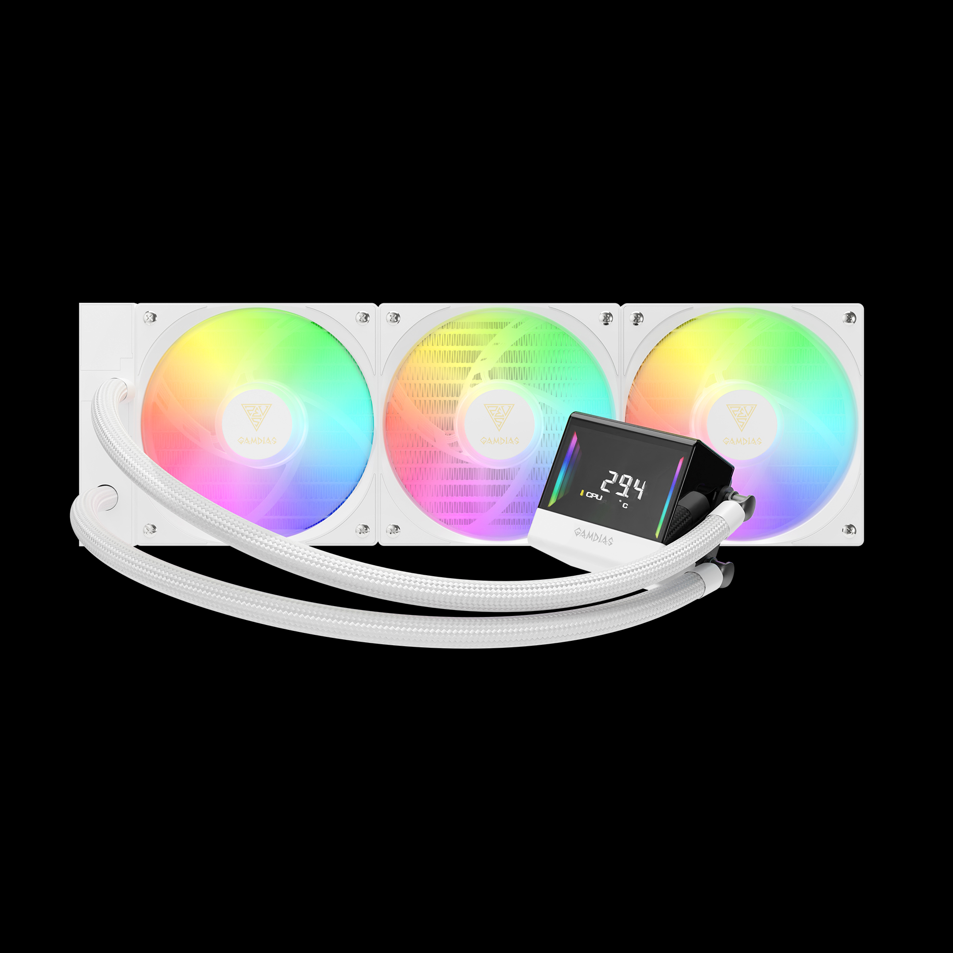 خنک کننده پردازنده گیم دیاس مدل CHIONE E4-360 WH